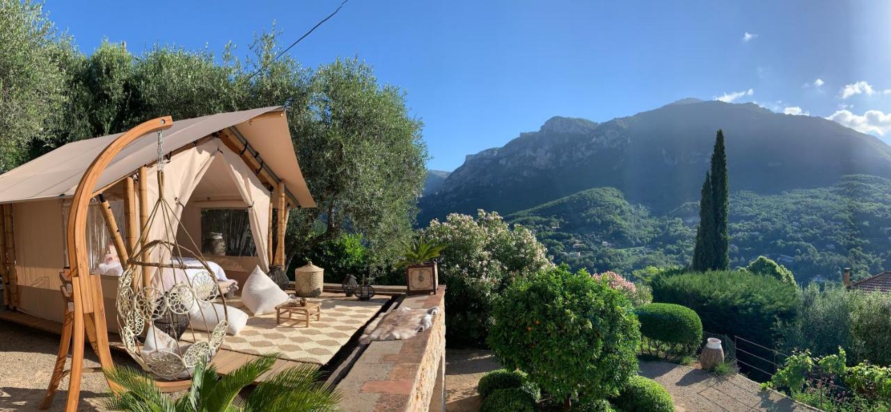 Bed and Breakfast L'Escale Du Ciel Le Bar-sur-Loup Exterior foto